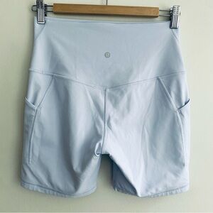 lululemon athletica Lilac align Athletic Shorts with pockets